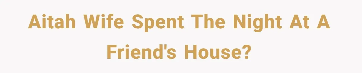 Man Trusts Wife Until She Spends The Night With Her Ex And Calls It No Big Deal AITAH Wife spent the night at a friend's house?