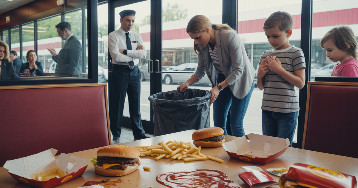 Manager Makes Mom Dig Through Garbage After Her Kids Smear Ketchup All Over McDonald’s Manager Makes Mom Dig Through Garbage After Her Kids Smear Ketchup All Over McDonald’s