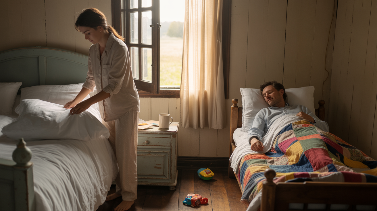 Mom Asks Her Husband to Sleep in the Toddler’s Bed and It Turns Into a Big Fight Mom Asks Her Husband to Sleep in the Toddler’s Bed and It Turns Into a Big Fight