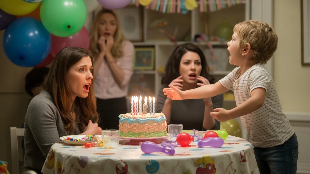 Mom Calls Nephew A Spoiled Brat After He Tries To Push Birthday Cake Off The Table Mom Calls Nephew A Spoiled Brat After He Tries To Push Birthday Cake Off The Table