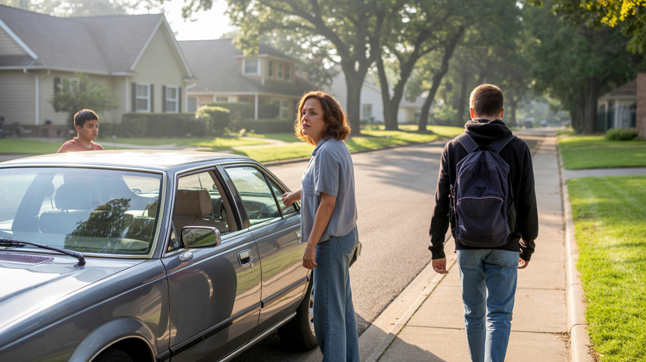 Neighbor Mom Stops Driving Friends Son To School After One Refused Favor Neighbor Mom Stops Driving Friends Son To School After One Refused Favor