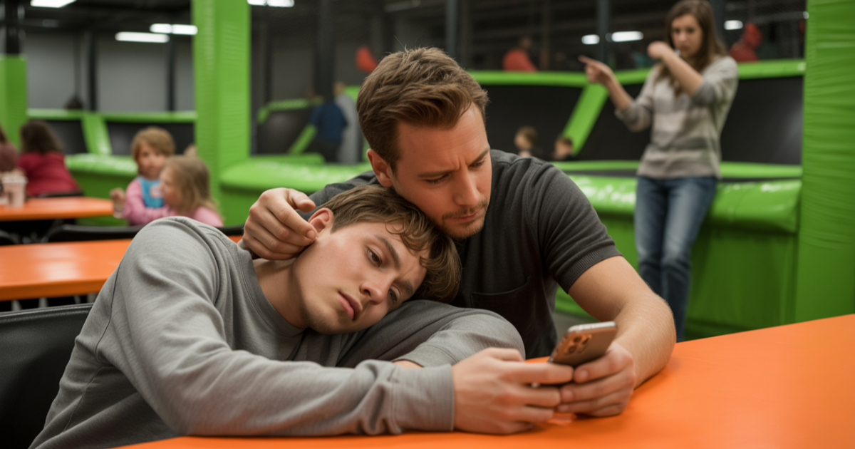 Parent Calls Out Dad For Comforting His Teen Son In Public, Completely Ignores The Kid’s Traumatic Past Parent Calls Out Dad For Comforting His Teen Son In Public, Completely Ignores The Kid’s Traumatic Past