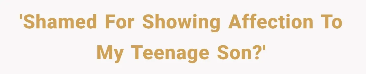 Parent Calls Out Dad For Comforting His Teen Son In Public, Completely Ignores The Kid’s Traumatic Past 'Shamed for showing affection to my teenage son?'