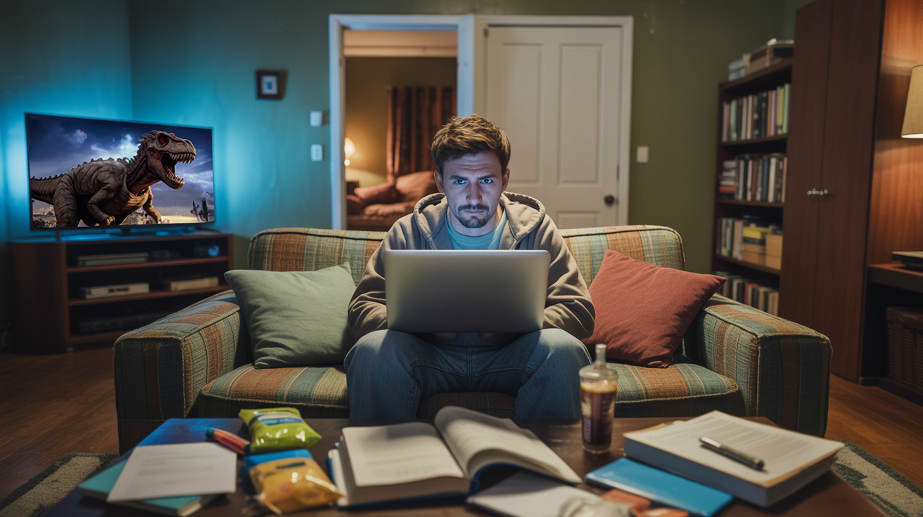 Roommate Explodes After Man Watches Dinosaur Movies Around His Religious GF Roommate Explodes After Man Watches Dinosaur Movies Around His Religious GF