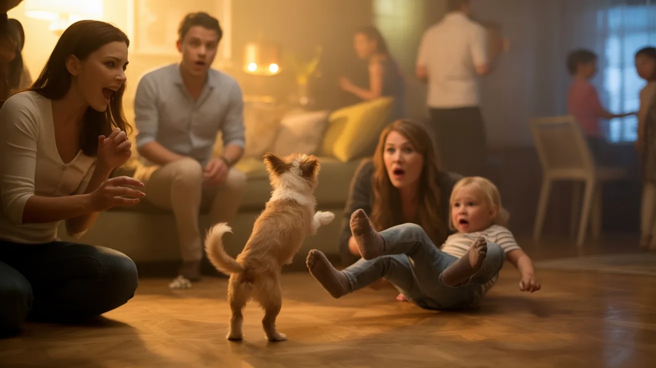 She Brought Her Dog to a Party After Being Promised “No Kids.” Then a Toddler Got Knocked Over She Brought Her Dog to a Party After Being Promised “No Kids.” Then a Toddler Got Knocked Over