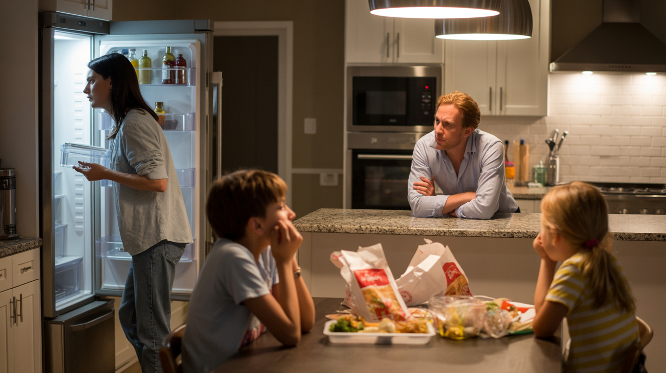 She Prepped a Week of Meals, He Ordered Takeout and Called It Parenting