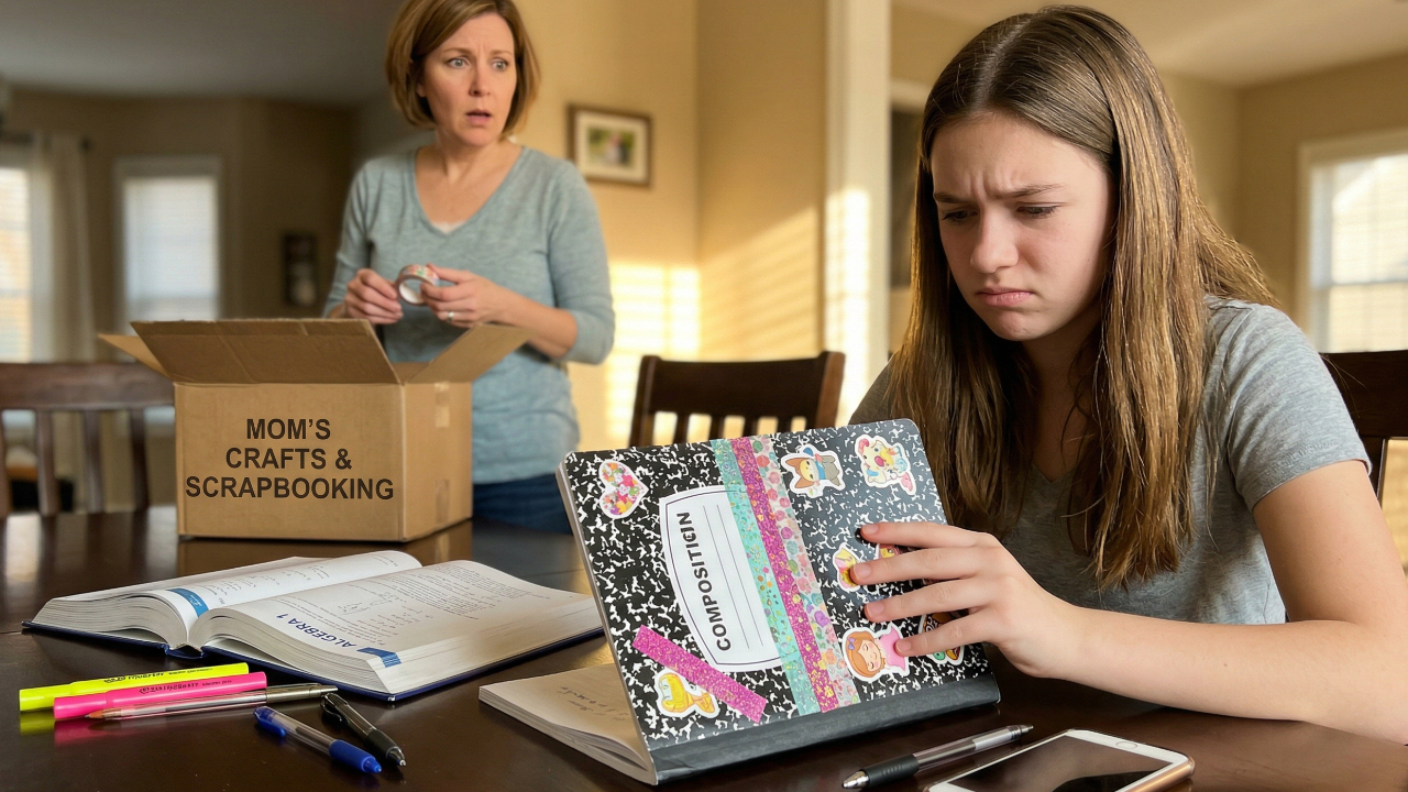 Study Time Turned into Craft Time as an Aunt Steamrolls a Student’s Simple Request