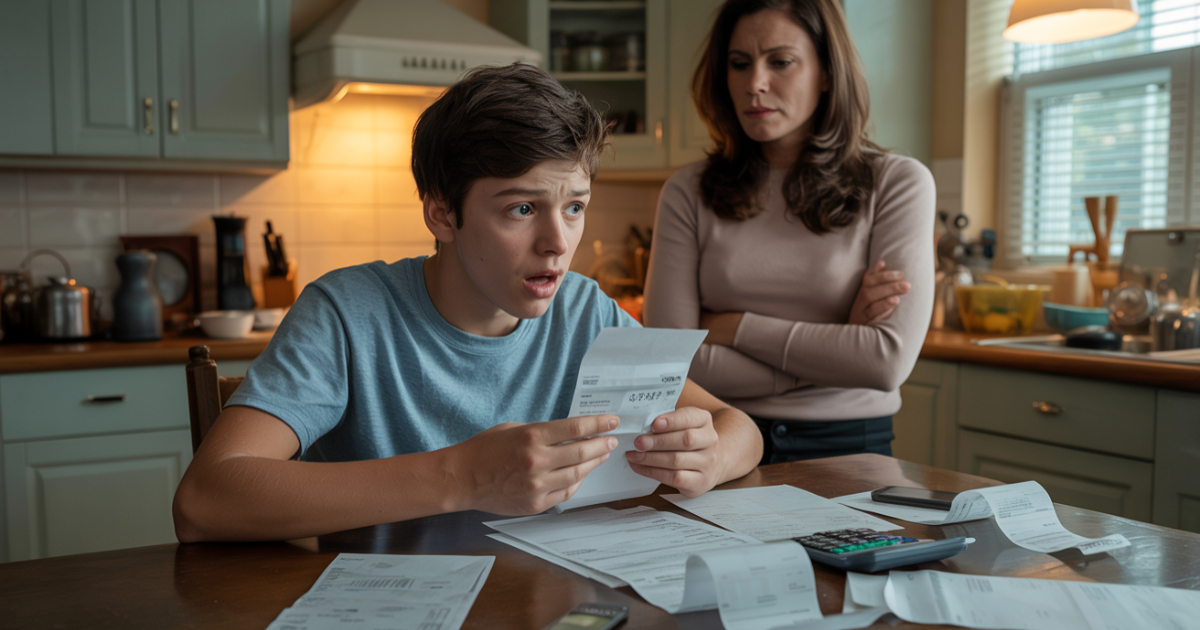 Teen And Dad Calculate Mom’s Child Support Income, She Fires Back With A Brutal Expense Receipt Teen And Dad Calculate Mom’s Child Support Income, She Fires Back With A Brutal Expense Receipt