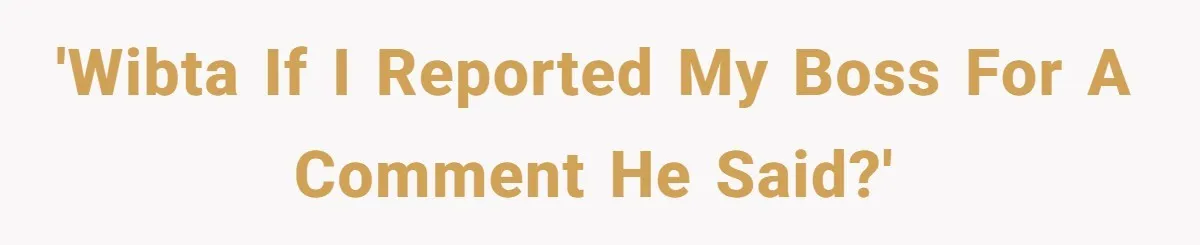 The Boundary Crossing District Manager Who Asked A Bartenders Girlfriend About Their Intimacy 'WIBTA if I reported my boss for a comment he said?'