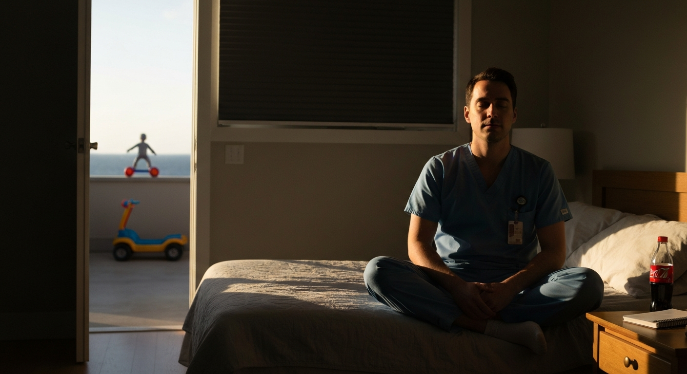 Tired Pediatric Hospice Nurse Faces Domestic Conflict Over His Need for Daily Meditation