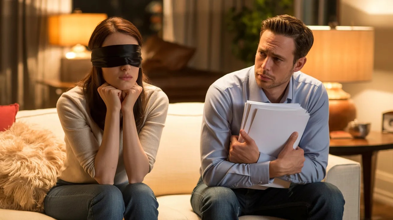 Wife Refuses To Sign Papers While Blindfolded, Husband Thinks She Doesn’t Trust Him