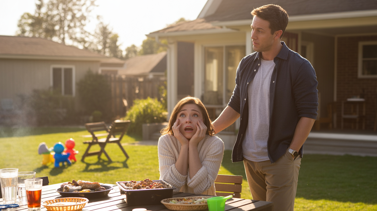 Wife's Best Friend Follows Loyal Husband Inside During Backyard Party And Forces Unexpected Kiss Wife's Best Friend Follows Loyal Husband Inside During Backyard Party And Forces Unexpected Kiss
