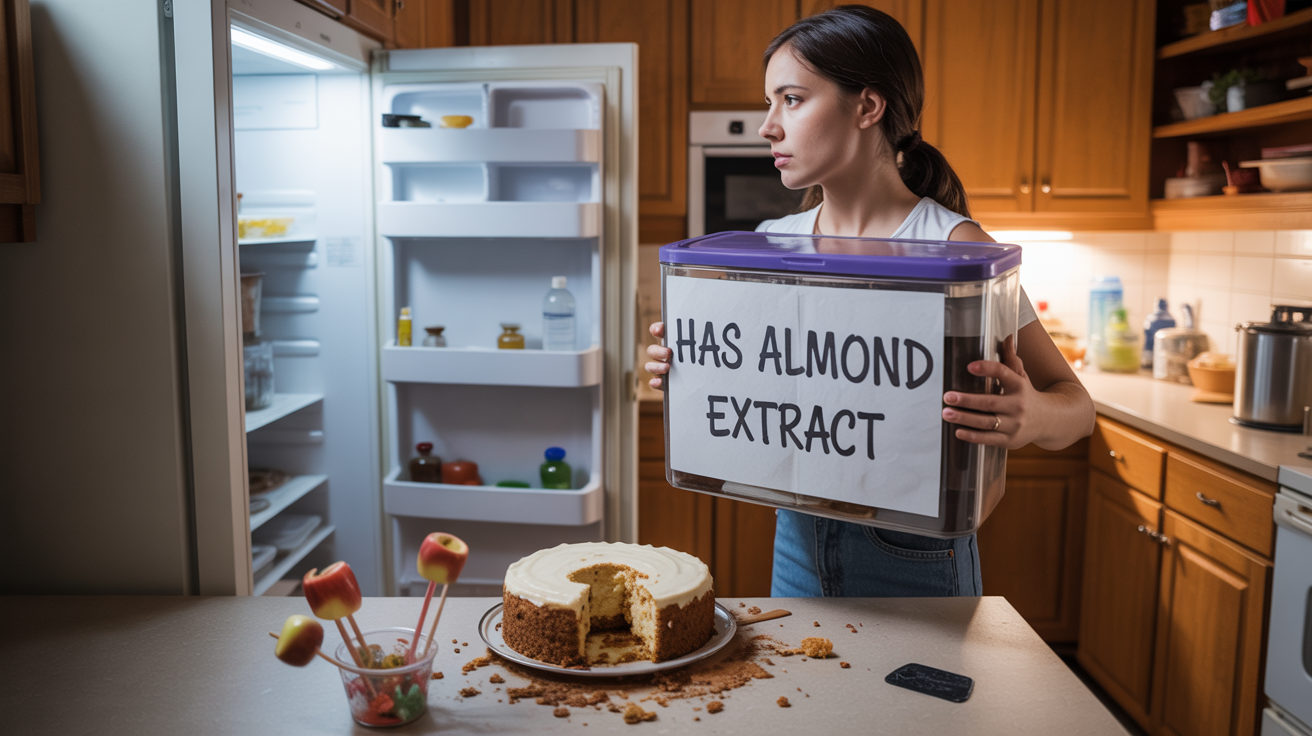 Woman Adds Almond Extract To All Her Food After Roommate Keeps Stealing And Lying About It Woman Adds Almond Extract To All Her Food After Roommate Keeps Stealing And Lying About It