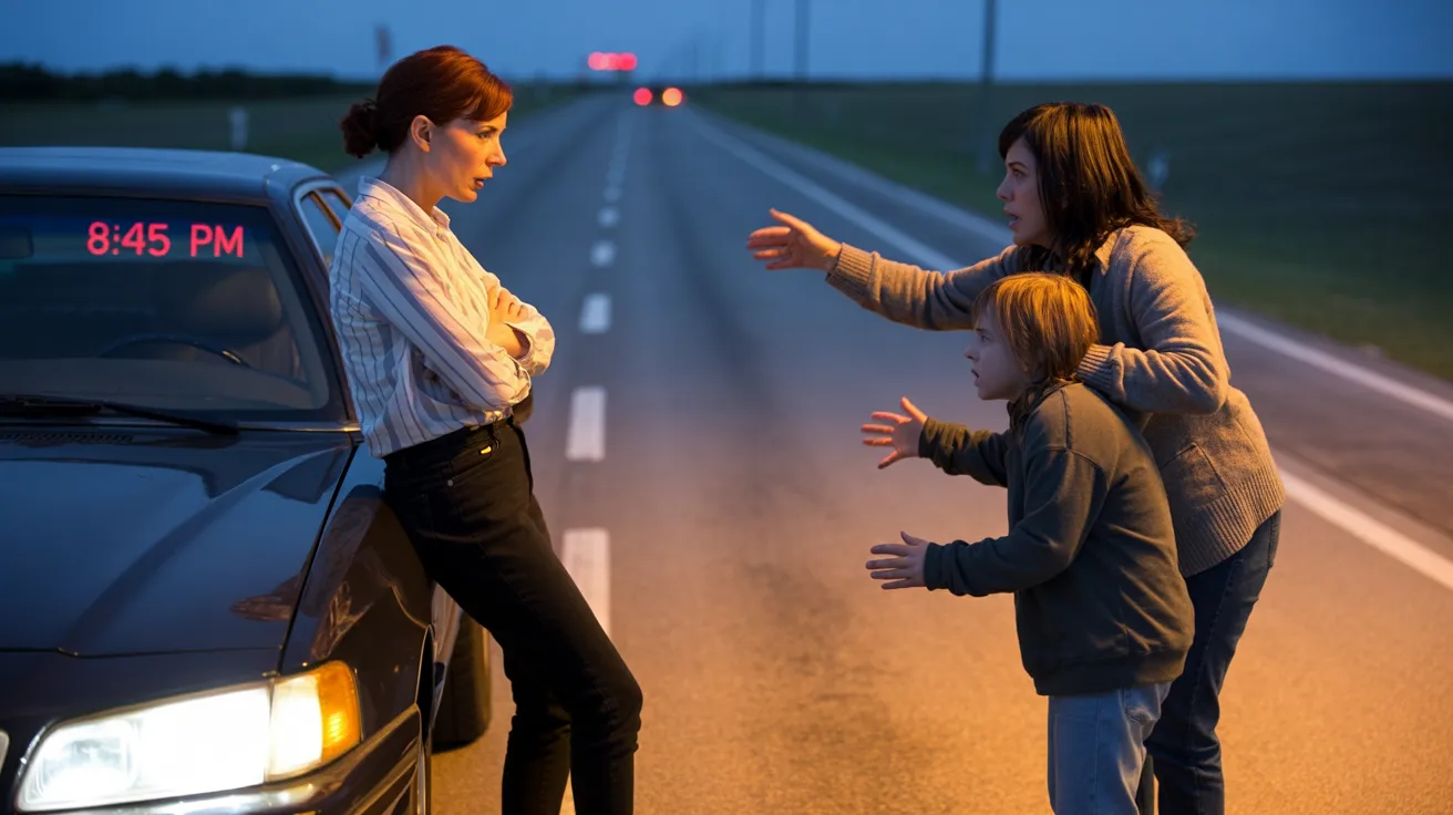 Woman Leaves Her Former Friend And Her Kid On the Side Of The Road After The Child Endangers Her While Driving Woman Leaves Her Former Friend And Her Kid On the Side Of The Road After The Child Endangers Her While Driving