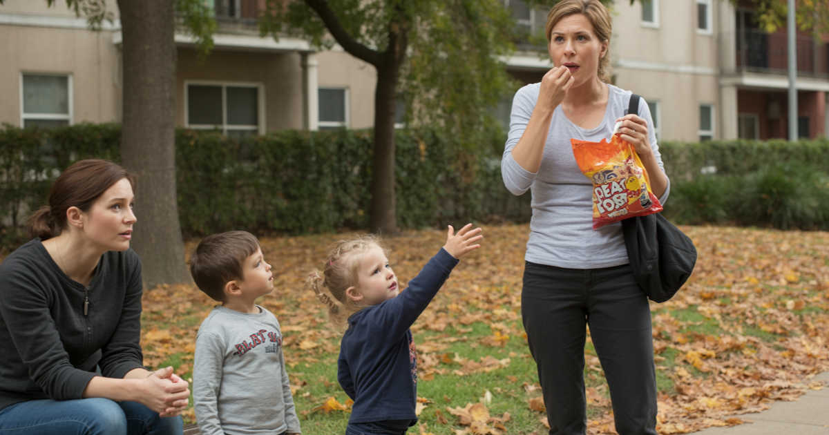 Woman Lets Vegan Mom Eat Non-Vegan Candy After She Steals Half Of Her Kids’ Halloween Haul Woman Lets Vegan Mom Eat Non-Vegan Candy After She Steals Half Of Her Kids’ Halloween Haul
