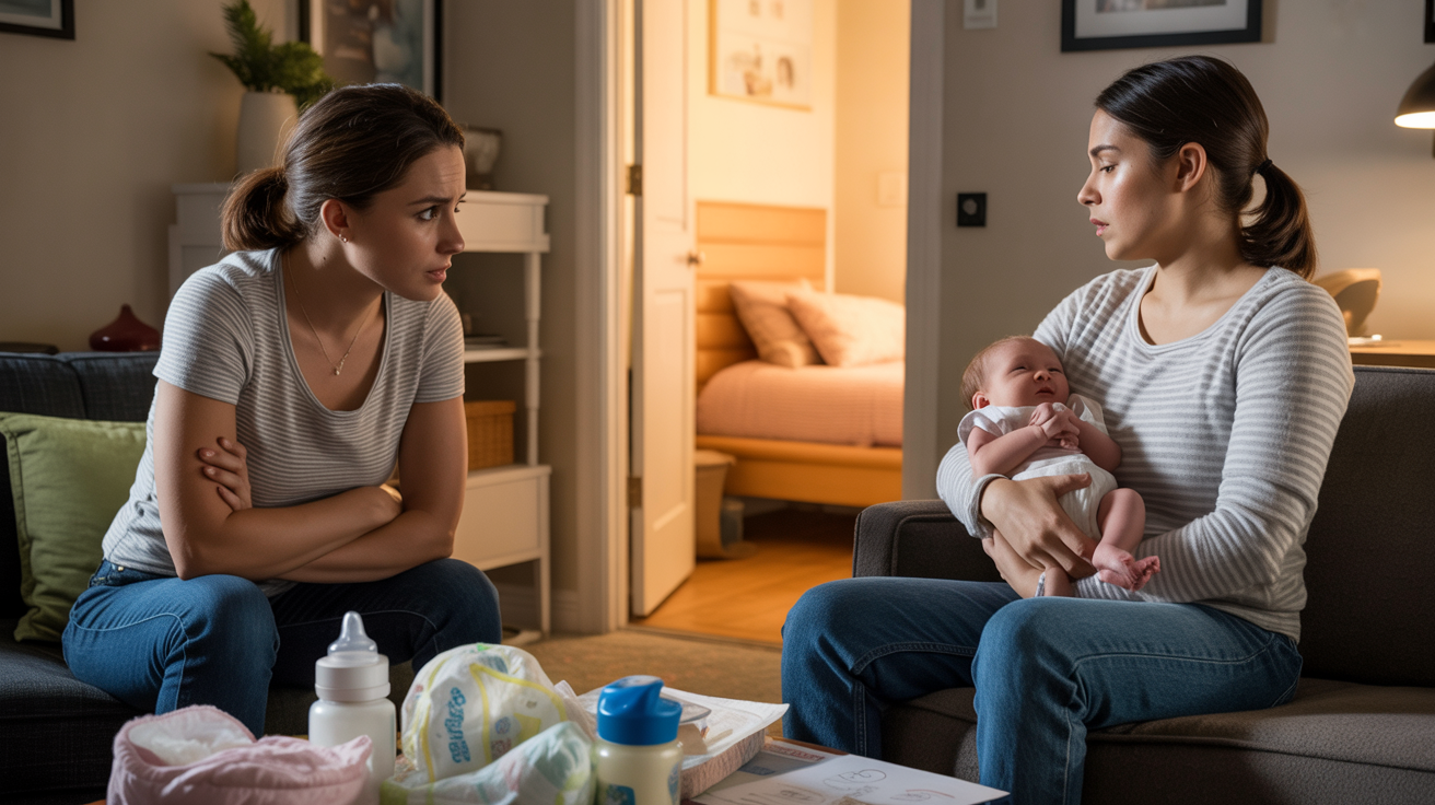 Woman Refuses Desperate Single Mom Move In Request With Newborn Baby