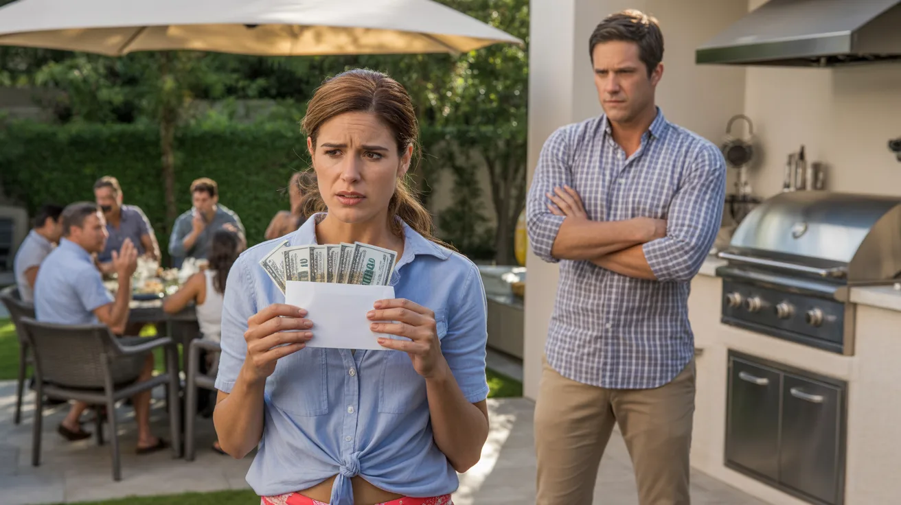 Woman Returns Money Her Husband Took From Her Family For Attending Their Cookout Woman Returns Money Her Husband Took From Her Family For Attending Their Cookout