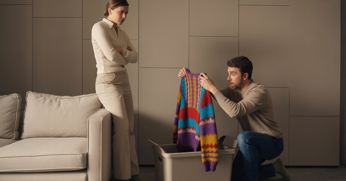 Woman Throws Out MIL’s Handmade Sweaters Because They’re Too Colorful, Husband Immediately Files For Divorce