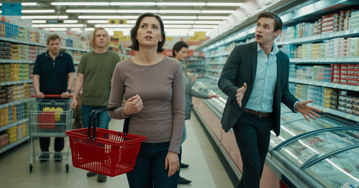 Woman Walks Out Of Grocery Store After Husband Starts Acting Like A Screaming Toddler In Public Woman Walks Out Of Grocery Store After Husband Starts Acting Like A Screaming Toddler In Public