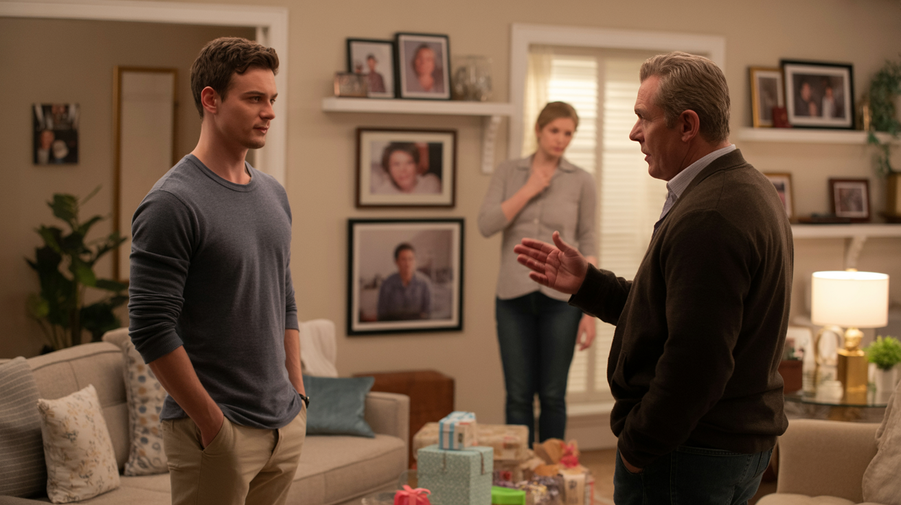 Young Man Throws His Fathers Old Words Back At Him Over Family Photos In His New Home Young Man Throws His Fathers Old Words Back At Him Over Family Photos In His New Home